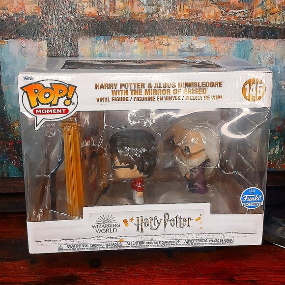 HUGE! Box Funko Pop Harry Potter & Albus Dumbledore with Mirror of Erised - Picture 1 of 5